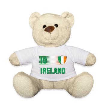 Irland Fußball Mannschaft - Teddy - Weiß - Vorne