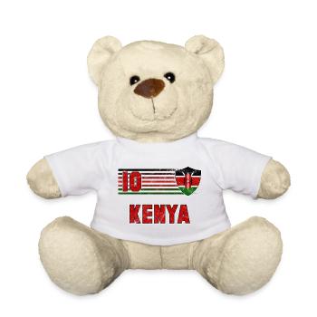 Équipe du Kenya de football - Nounours - blanc - Devant