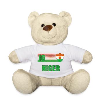 Équipe du Niger de football - Nounours - blanc - Devant