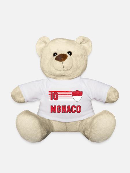 Équipe de Monaco de football - Nounours - blanc