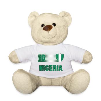 Équipe du Nigeria de football - Nounours - blanc - Devant