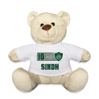 Sindh Football Team - Teddy Bear - white - Front