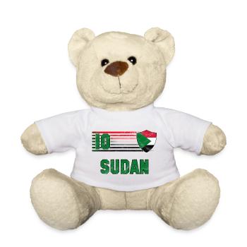 Équipe du Soudan de football - Nounours - blanc - Devant