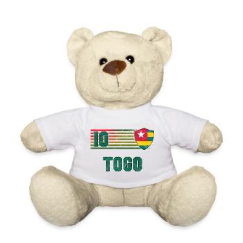 Équipe du Togo de football - Nounours - blanc - Devant