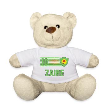 Équipe du Zaïre de football - Nounours - blanc - Devant