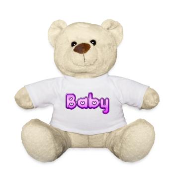 Text Baby - Teddy - Weiß - Vorne
