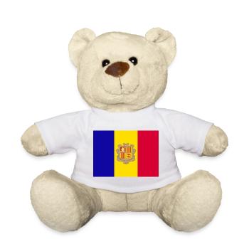 Andorre - Nounours - blanc - Devant