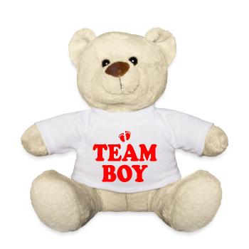 Team boy - Nounours - blanc - Devant