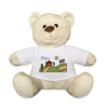 Toskana Landschaft - Teddy - Weiß - Vorne