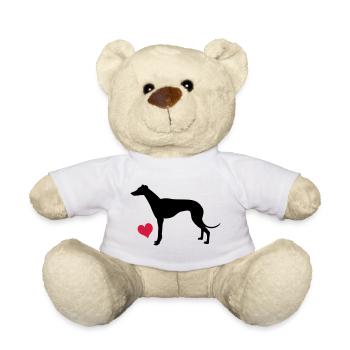 Greyhound - Teddy Bear - white - Front