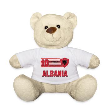 Équipe d’Albanie de football - Nounours - blanc - Devant