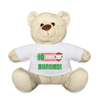 Équipe du Burundi de football - Nounours - blanc - Devant