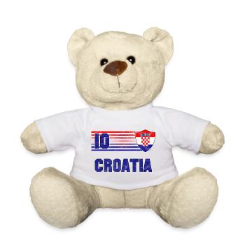 Croatia Football Team - Teddy Bear - white - Front
