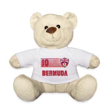 Équipe des Bermudes de football - Nounours - blanc - Devant