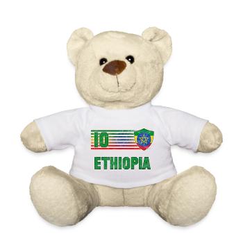 Équipe d’Éthiopie de football - Nounours - blanc - Devant