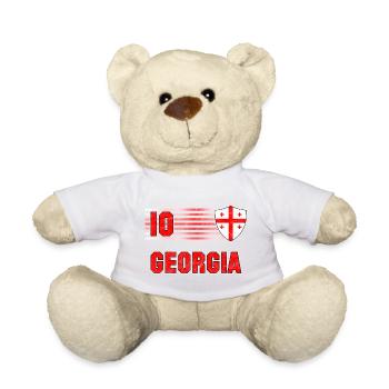 Georgia Football Team - Teddy Bear - white - Front