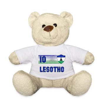 Équipe du Lesotho de football - Nounours - blanc - Devant
