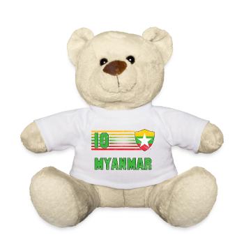 Équipe du Myanmar de football - Nounours - blanc - Devant