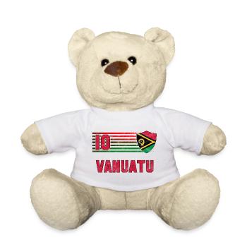 Équipe de football du Vanuatu - Nounours - blanc - Devant