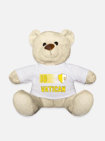 Vatikan Fußball Mannschaft - Teddy - Weiß