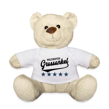 Weltbester Grossonkel Patenonkel Pate Großonkel - Teddy - Weiß - Vorne