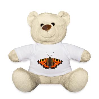 Butterflies: The Little Fox - Teddy Bear - white - Front