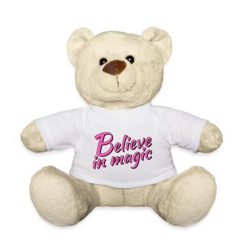 Believe in magic - Teddy - Weiß - Vorne