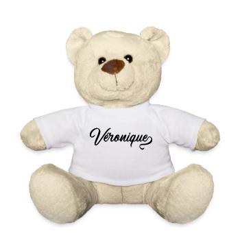 Véronique - Prénom - Nounours - blanc - Devant