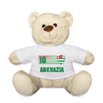 Équipe d’Abkhazie de football - Nounours - blanc - Devant