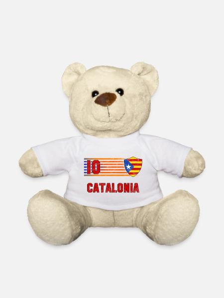 Katalonien Fußball Mannschaft - Teddy - Weiß