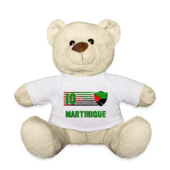 Martinique Fußball Mannschaft - Teddy - Weiß - Vorne