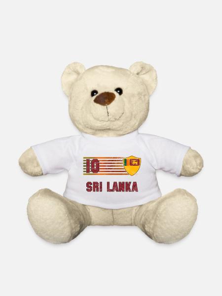 Équipe du Sri Lanka de football - Nounours - blanc