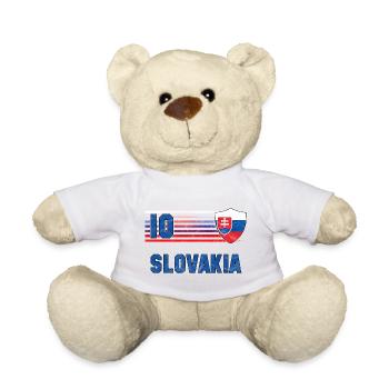 Équipe de Slovaquie de football - Nounours - blanc - Devant
