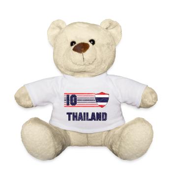 Thailand Fußball Mannschaft - Teddy - Weiß - Vorne