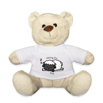 Hitting the hay - Teddy Bear - white - Front