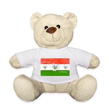 Hungary Flag Hungarian - Teddy Bear - white - Front