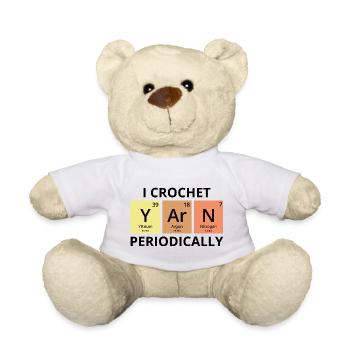 Crochet Crochet Crochet Crocheter Fil Drôle - Nounours - blanc - Devant