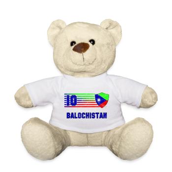 Balochistan Football Team - Teddy Bear - white - Front