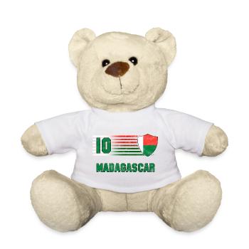 Équipe de Madagascar de football - Nounours - blanc - Devant