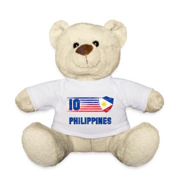 Équipe des Philippines de football - Nounours - blanc - Devant
