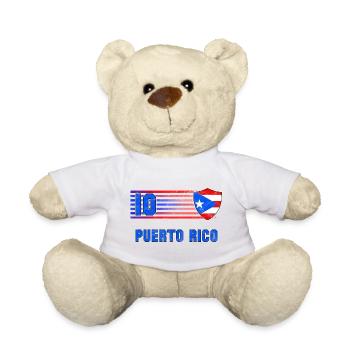 Équipe de football de Porto Rico - Nounours - blanc - Devant