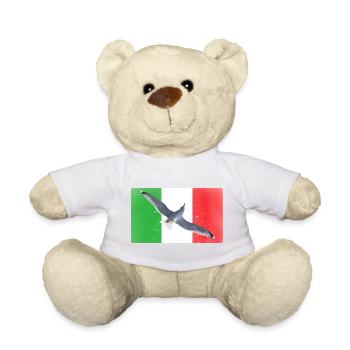 Italy Flag Italy Love Seagull - Teddy Bear - white - Front