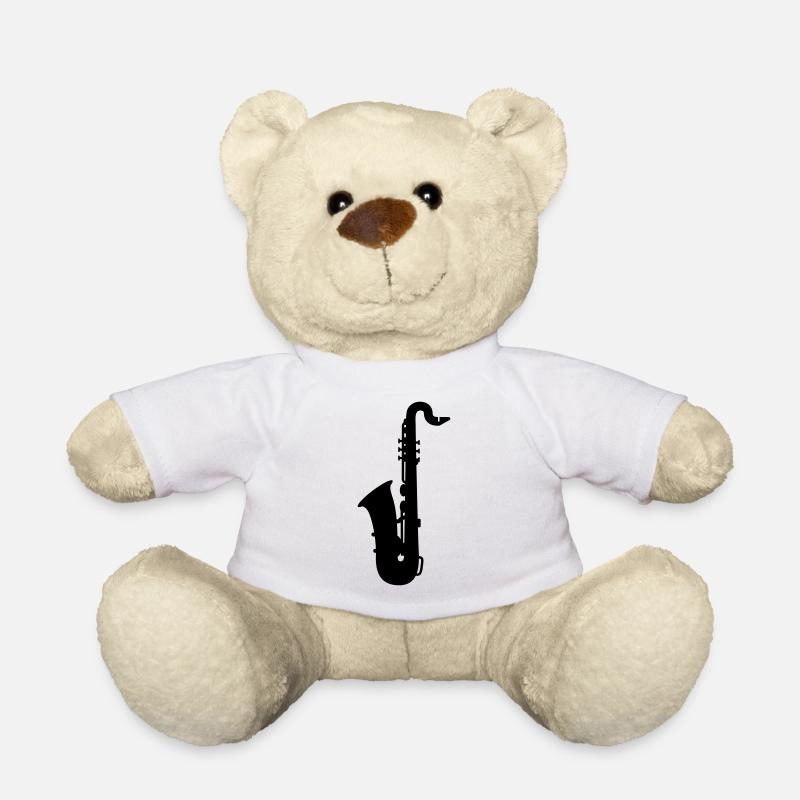 Saxophon - Teddy - Weiß