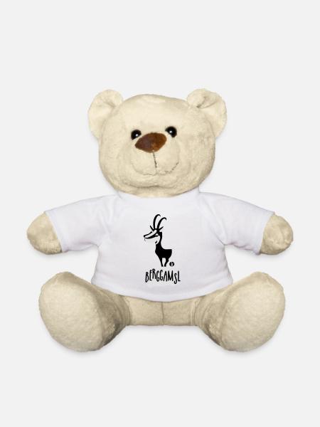 Gämse - Berggamsl - Teddy - Weiß