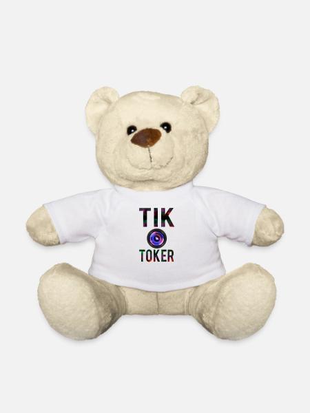 TIK TOKER TIK TOK - Teddy - Weiß