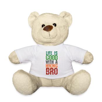 Hikers Hiking Statement Nature Lovers Climbing - Teddy Bear - white - Front