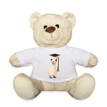Certificat de fin d’études en alpaga - Nounours - blanc - Devant