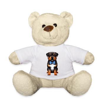 Rottweiler Chien Chiot Rottweiler Puppy Chiens - Nounours - blanc - Devant