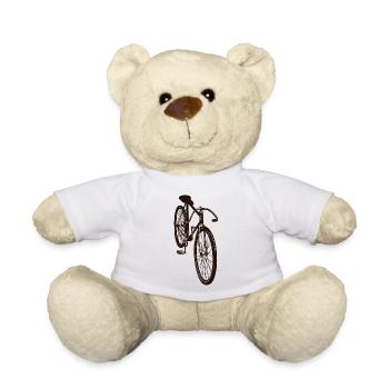 Bicyclette vélo - Nounours - blanc - Devant