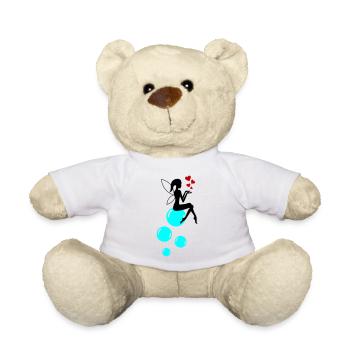 Bulles de savon de fée 02 - Nounours - blanc - Devant